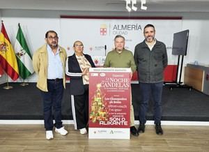La Noche de las Candelas regresa el 22 de diciembre con música y reconocimientos en Almería