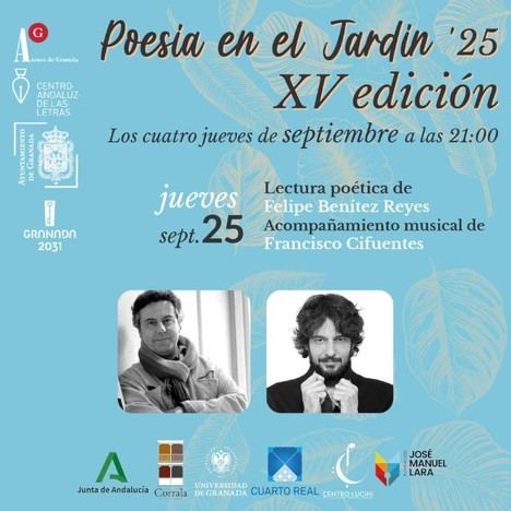 Poesía en el Jardín atrae a más de mil asistentes en Granada