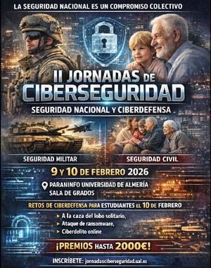 II Jornadas de Ciberseguridad en la UAL abordarán seguridad militar y civil