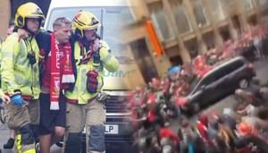 Coche embiste a aficionados en Liverpool, 27 heridos en celebración de la Premier League