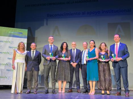 Tecnova premia el apoyo de la Junta de Andalucía a la innovación agroalimentaria en Almería