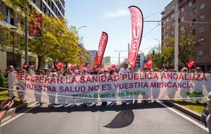Mareas Blancas protestan en Andalucía por la sanidad pública