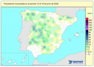 Almería se desmarca del año más lluvioso en España