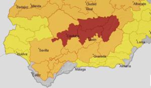 Casi toda Almeria superará los 35 grados el lunes