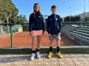 Dos jugadores del Club de Tenis Almería en la Fase final del XXIV Trofeo Albert Costa