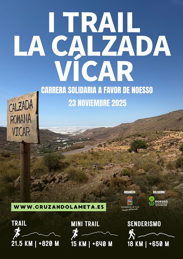 Más de 400 corredores en el I Trail La Calzada de Vícar