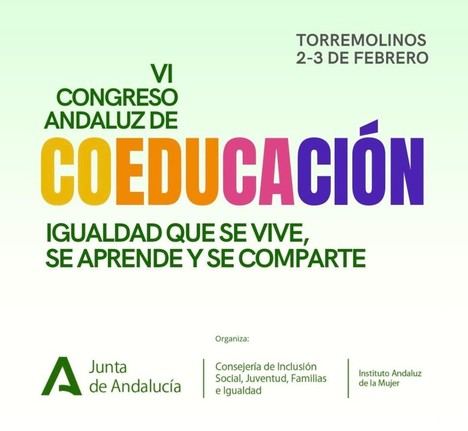 Cerca de 1.100 inscritos en el VI Congreso Andaluz de Coeducación, con participación de Almería