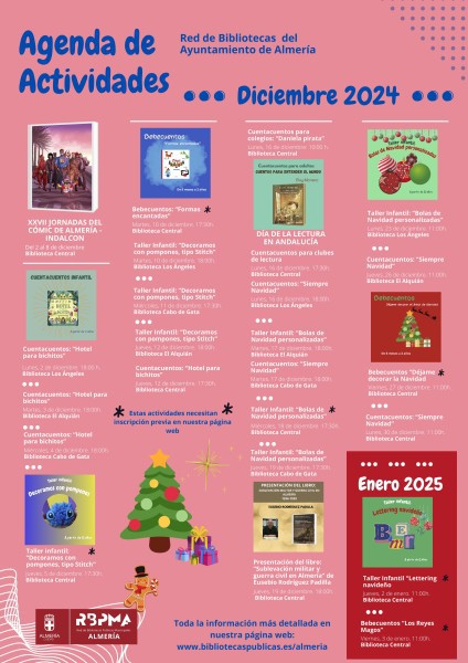Actividades navideñas en bibliotecas de Almería