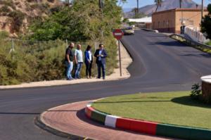 Diputación mejora tres tramos de la carretera del Chuche en Benahadux