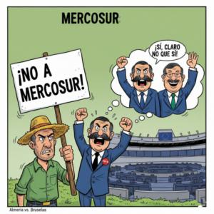 Votar en Bruselas y gritar en Almería