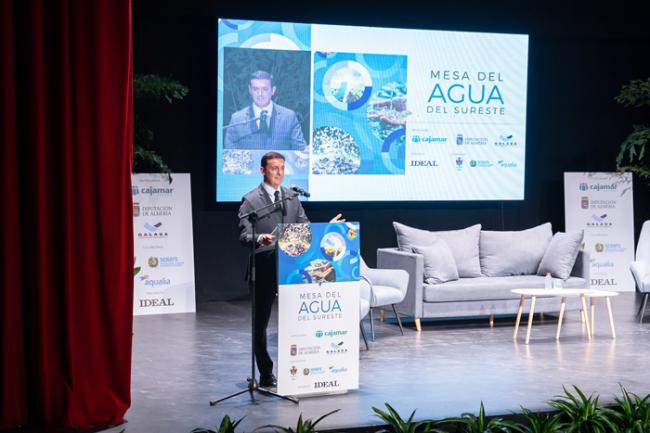 Diputación expone su modelo de gestión hídrica en la Mesa del Agua del Sureste en Pulpí