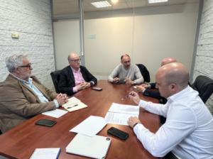 La Mesa del Tren y Diputación estrechan lazos por la movilidad ferroviaria