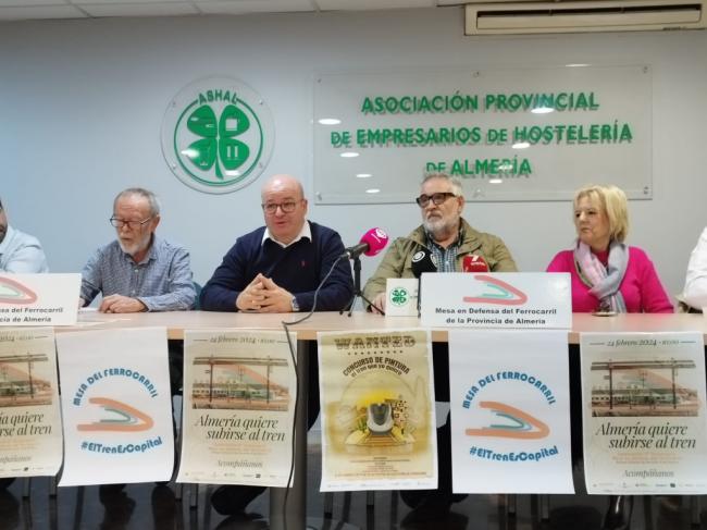 La Mesa llama de nuevo a los almerienses para erradicar el ‘olvido ferroviario’