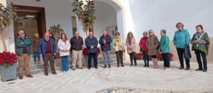 Emotivo minuto de silencio rn Dalías por las víctimas del accidente ferroviario de Adamuz