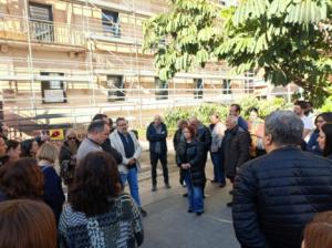 CCOO y UGT se concentran por las víctimas de Adamuz