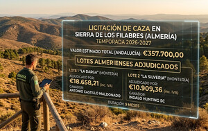 Casi 30.000 euros ingresará la Junta de Andalucía con monterías en los Filabres