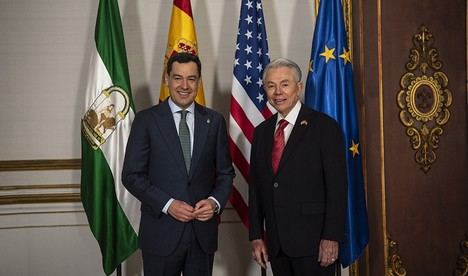 Moreno se reúne con el embajador de EEUU por las exportaciones de Andalucía