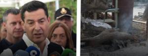 Moreno confirma la derrota del incendio de Los Gallardos