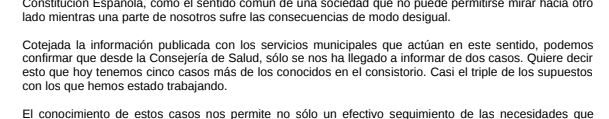 Níjar pide una aclaración oficial de los datos sobre casos de #COVID19