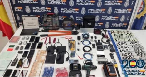 Desmantelada una red de tráfico de coches con base de operaciones en Almería