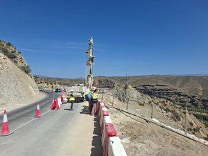 La Junta blinda la carretera de Alhama frente a la inestabilidad del terreno