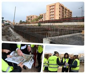 La alcaldesa destaca que el soterramiento “cumple plazos”