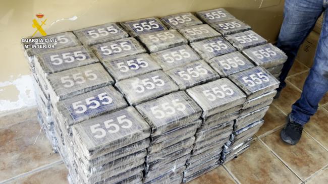 Golpe histórico al narcotráfico en Almería: Decomisada tonelada y media de coca