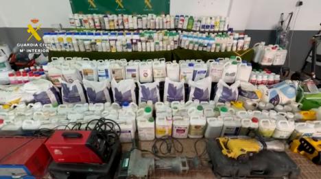 Desarticulada una red de saqueo agrícola en el Poniente