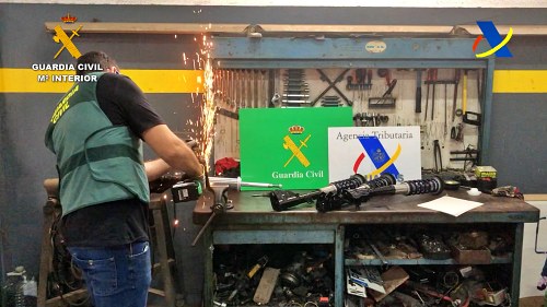 Envían por correo más de un kilo de cocaína como si fuesen amortiguadores