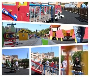 El parque infantil de la calle Costa de la Luz luce como nuevo