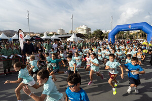 Almería congrega a 750 niños en la Mini Desértica antes de la gran cita del sábado