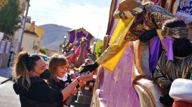 Los Reyes Magos recorrerán las calles de Berja durante todo el día