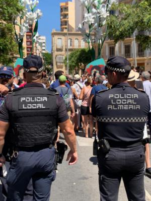Nuevos elementos de protección para reforzar la seguridad en espacios públicos de Almería
