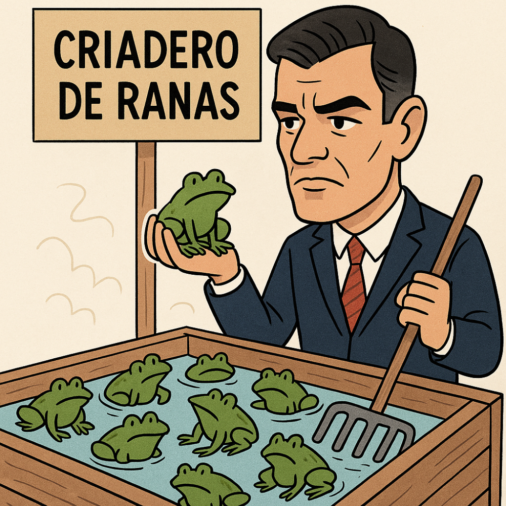 Quien con ranas se acuesta