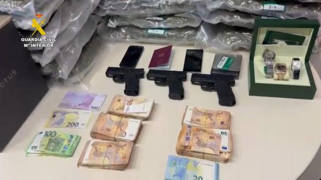 La Guardia Civil desmantela en Almería red de distribución de marihuana en Europa