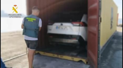 Ocho coches de alta gama recuperados por la Guardia Civil