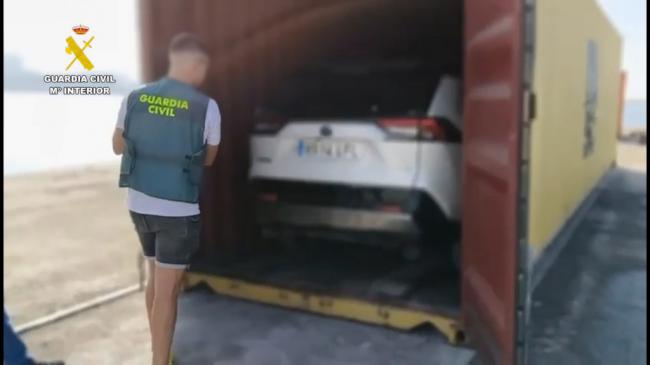 Ocho coches de alta gama recuperados por la Guardia Civil