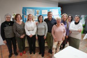 Clausura del taller de pintura 'Carmen de Burgos' en Carboneras