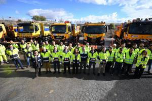 La Junta activa un plan invernal con 79 operarios y 380 toneladas de sal para asegurar la red viaria de Almería