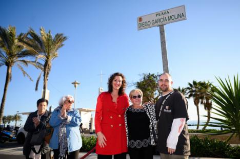 Almería rinde homenaje a Diego García con una plaza