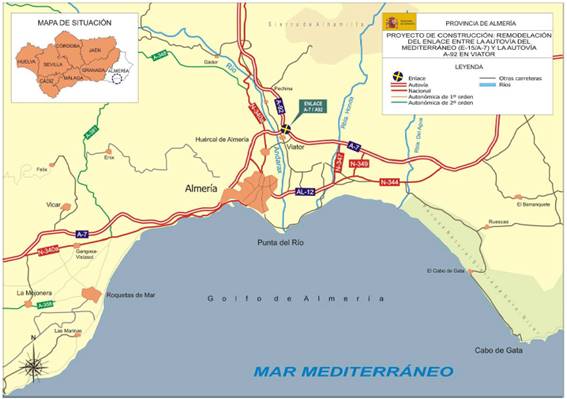 Aprobado el proyecto de remodelación del enlace entre la A-7 y la A-92 en Viator