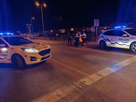 La Policía Local evita una ‘kedada’ nocturna de motocicletas