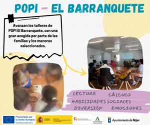 El Barranquete se beneficia del Proyecto POPI financiado por la Unión Europea