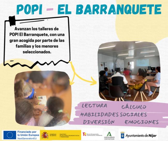 El Barranquete se beneficia del Proyecto POPI financiado por la Unión Europea