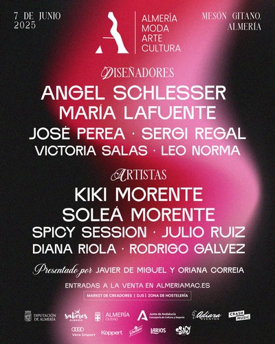 AMAC 2025: Moda, música y cultura el 7 de junio en Almería