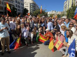 El PP de Almería se suma a la protesta en Madrid contra la amnistía