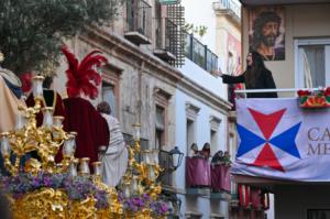 La alcaldesa realiza la levantá de Jesús Cautivo de Medinaceli