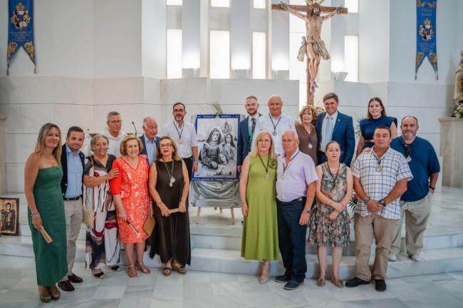 Presentación del cartel en honor a la Virgen del Carmen y Santa Ana