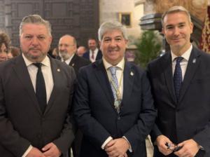 Respaldo institucional al nuevo presidente de las Agrupación de Hermandades y Cofradías