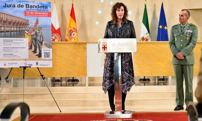 Almería acogerá una Jura de Bandera para personal civil